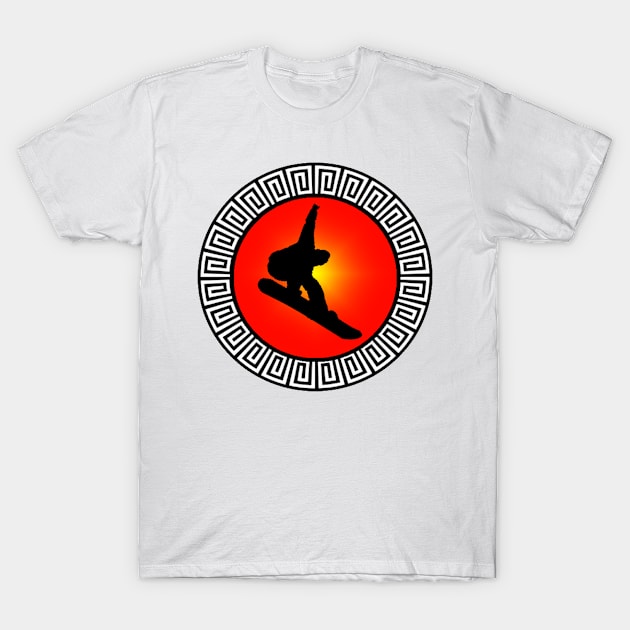 Tribal Boarding T-Shirt by AROJA